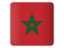 Morocco. Square icon. Download icon.