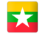 Myanmar. Square icon. Download icon.
