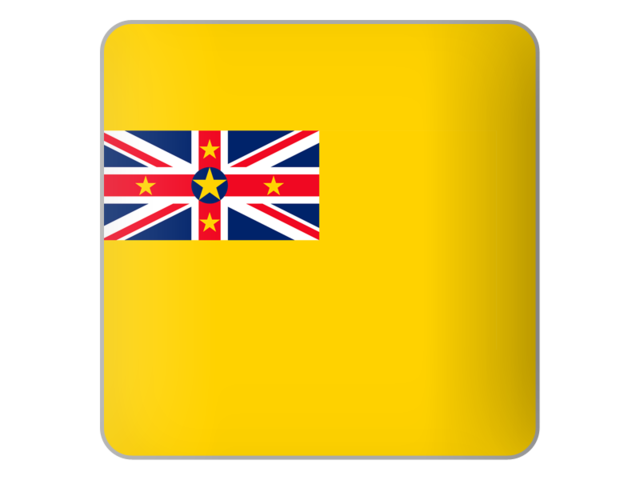 Square icon. Download flag icon of Niue at PNG format