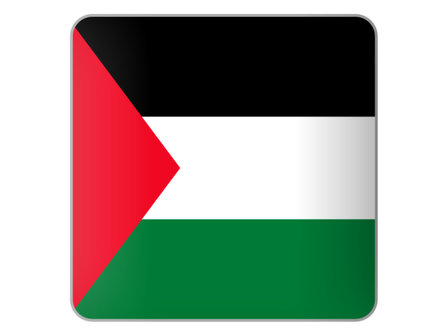 Square icon. Download flag icon of Palestinian territories at PNG format