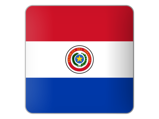 Square icon. Download flag icon of Paraguay at PNG format