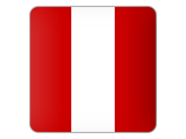 Square icon. Download flag icon of Peru at PNG format