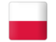 Poland. Square icon. Download icon.