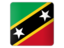Saint Kitts and Nevis. Square icon. Download icon.