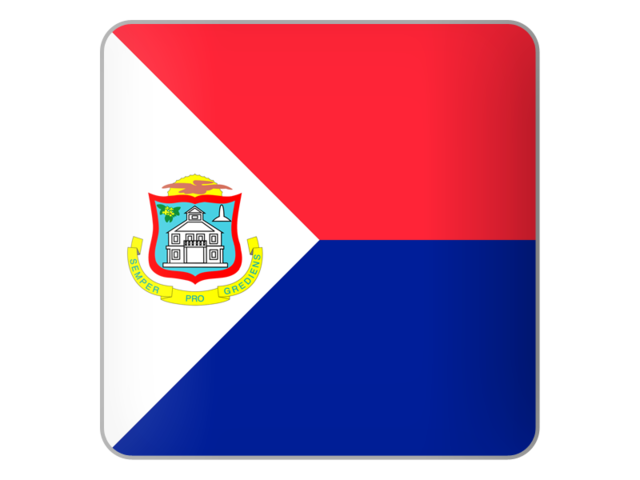 Square icon. Download flag icon of Sint Maarten at PNG format