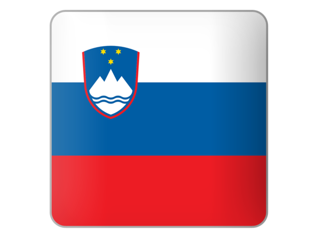 Square icon. Download flag icon of Slovenia at PNG format