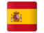 Spain. Square icon. Download icon.
