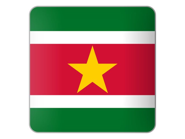 Квадратная иконка. Скачать флаг. Суринам