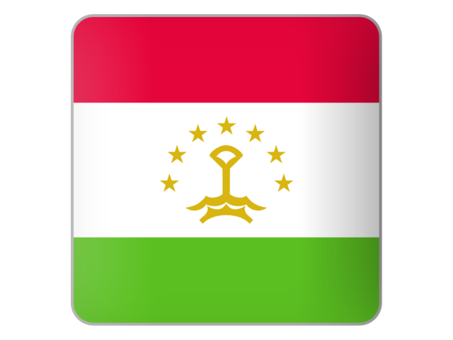 Квадратная иконка. Скачать флаг. Таджикистан