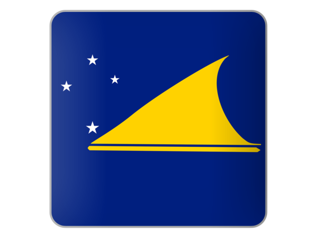 Square icon. Download flag icon of Tokelau at PNG format