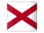 Flag of state of Alabama. Square icon. Download icon