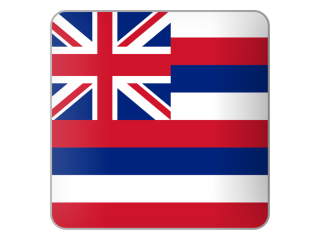 Square icon. Download flag icon of Hawaii