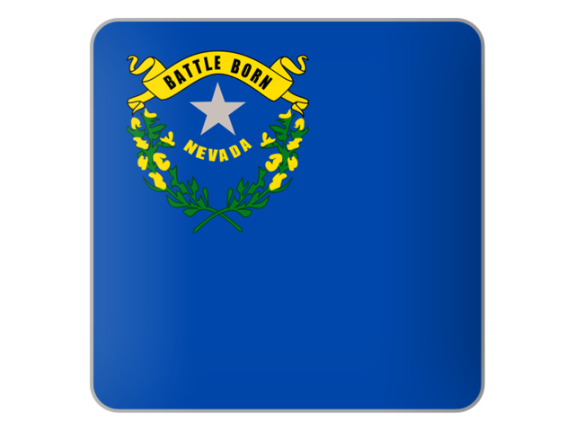 Square icon. Download flag icon of Nevada