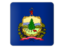 Flag of state of Vermont. Square icon. Download icon