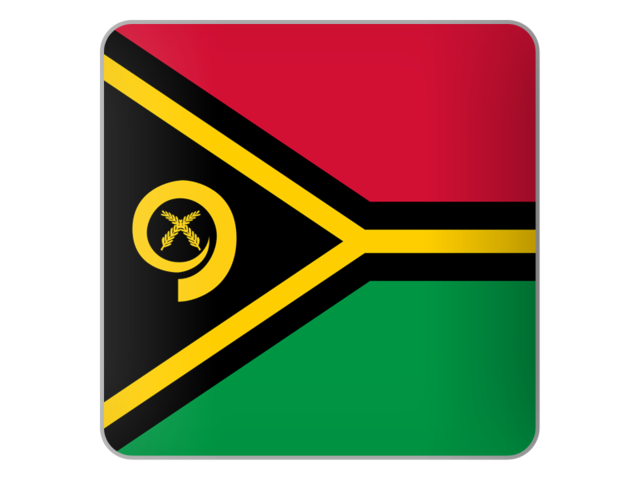 Square icon. Download flag icon of Vanuatu at PNG format