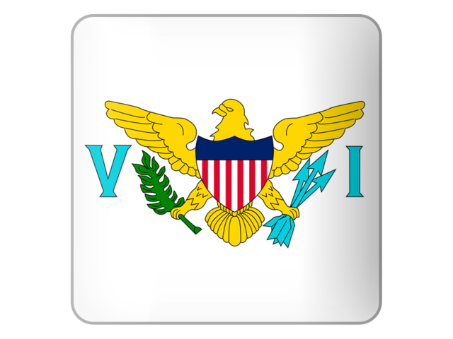 Square icon. Download flag icon of Virgin Islands of the United States at PNG format