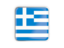 Greece. Square icon with metallic frame. Download icon.
