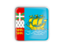 Saint Pierre and Miquelon. Square icon with metallic frame. Download icon.