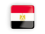 Egypt. Square icon with frame. Download icon.