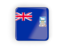 Falkland Islands. Square icon with frame. Download icon.