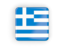 Greece. Square icon with frame. Download icon.