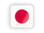 Japan. Square icon with frame. Download icon.