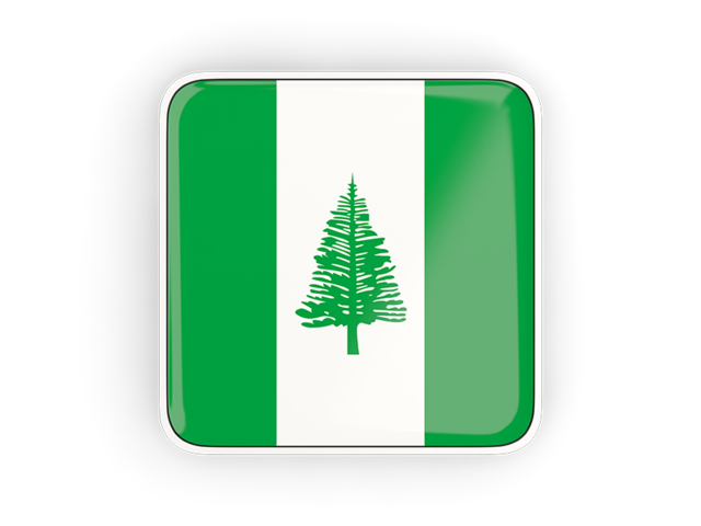 Square icon with frame. Download flag icon of Norfolk Island at PNG format