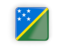 Solomon Islands. Square icon with frame. Download icon.