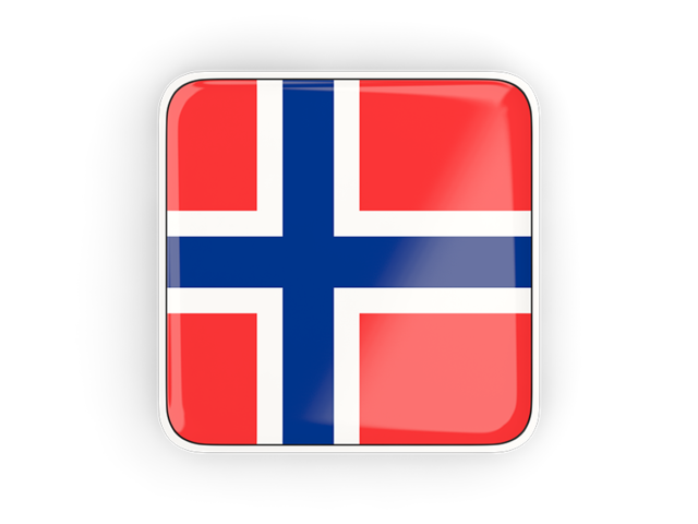 Square icon with frame. Download flag icon of Svalbard and Jan Mayen at PNG format