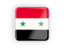 Syria. Square icon with frame. Download icon.