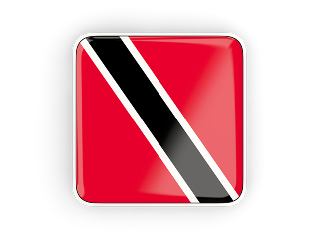 Square icon with frame. Download flag icon of Trinidad and Tobago at PNG format