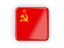 Soviet Union. Square icon with frame. Download icon.