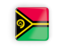 Vanuatu. Square icon with frame. Download icon.