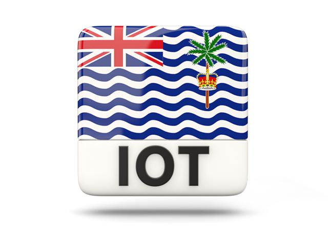 Square icon with ISO code. Download flag icon of British Indian Ocean Territory at PNG format