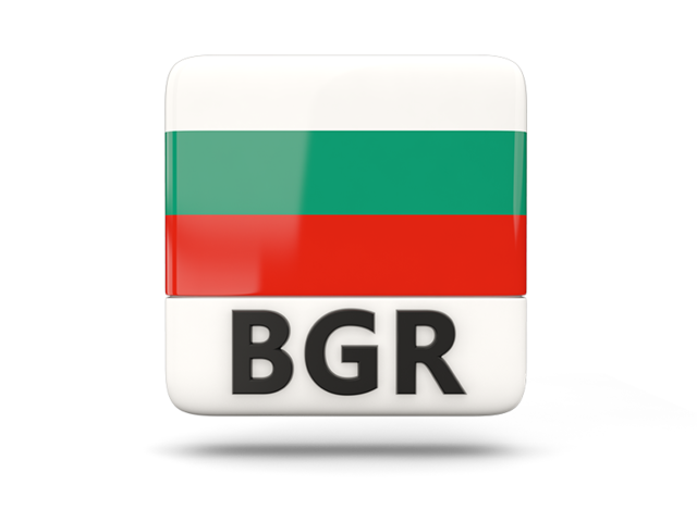 Square icon with ISO code. Download flag icon of Bulgaria at PNG format