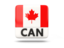 Canada. Square icon with ISO code. Download icon.