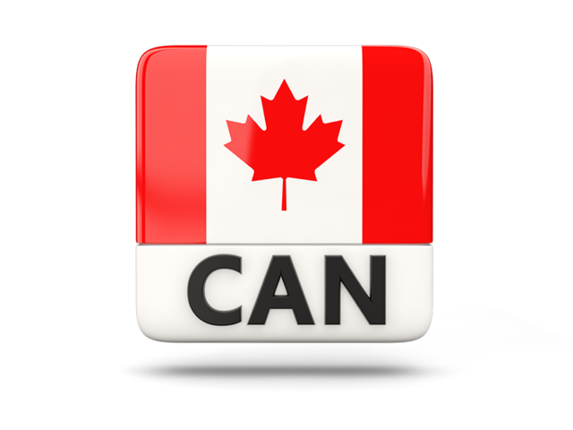 Square icon with ISO code. Download flag icon of Canada at PNG format