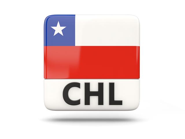 Square icon with ISO code. Download flag icon of Chile at PNG format
