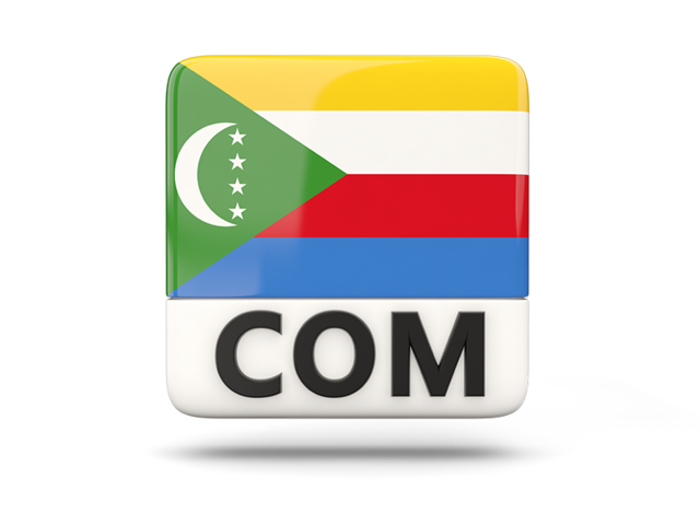 Square icon with ISO code. Download flag icon of Comoros at PNG format