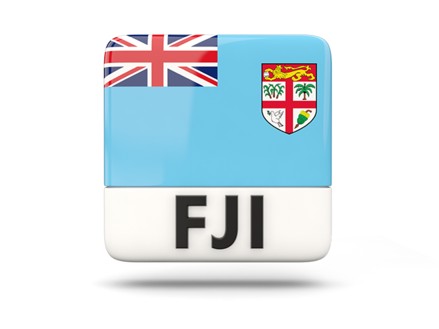 Square icon with ISO code. Download flag icon of Fiji at PNG format