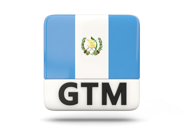 Square icon with ISO code. Download flag icon of Guatemala at PNG format