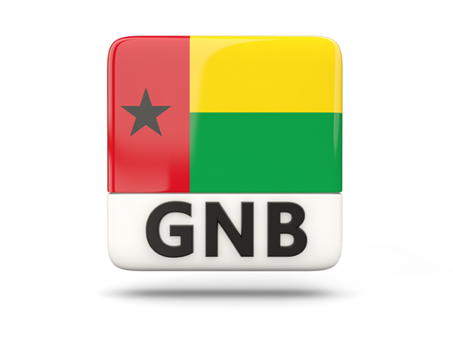 Square icon with ISO code. Download flag icon of Guinea-Bissau at PNG format