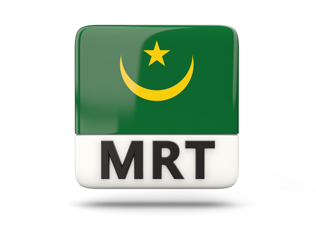 Square icon with ISO code. Download flag icon of Mauritania at PNG format