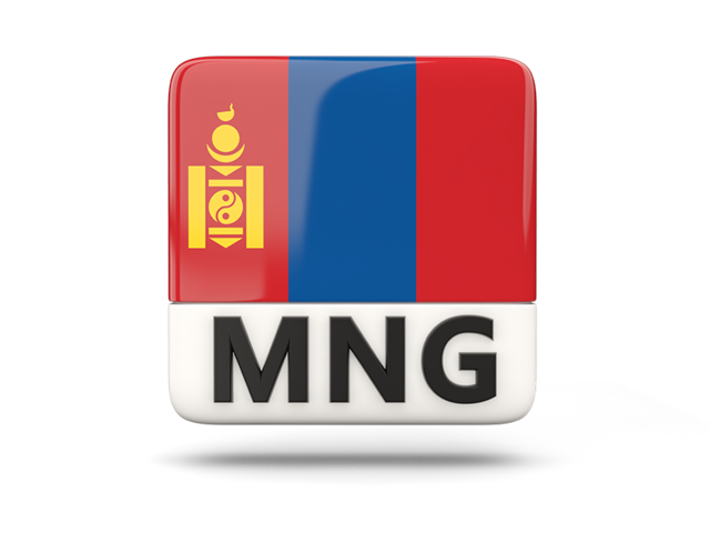 Square icon with ISO code. Download flag icon of Mongolia at PNG format