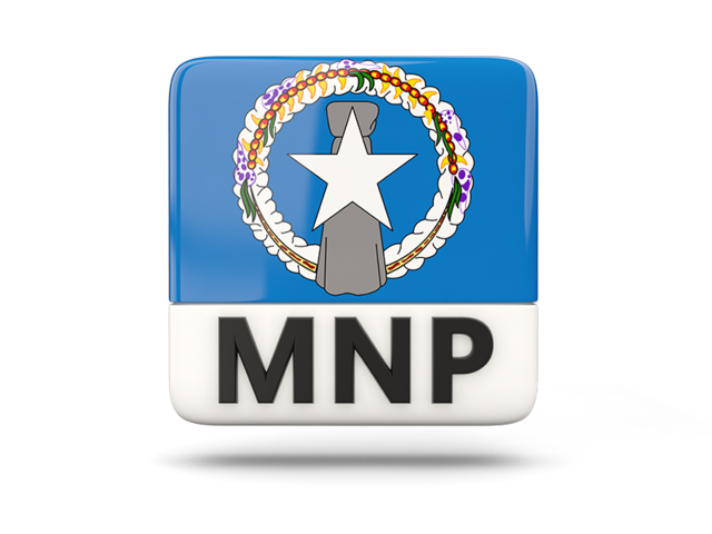 Square icon with ISO code. Download flag icon of Northern Mariana Islands at PNG format