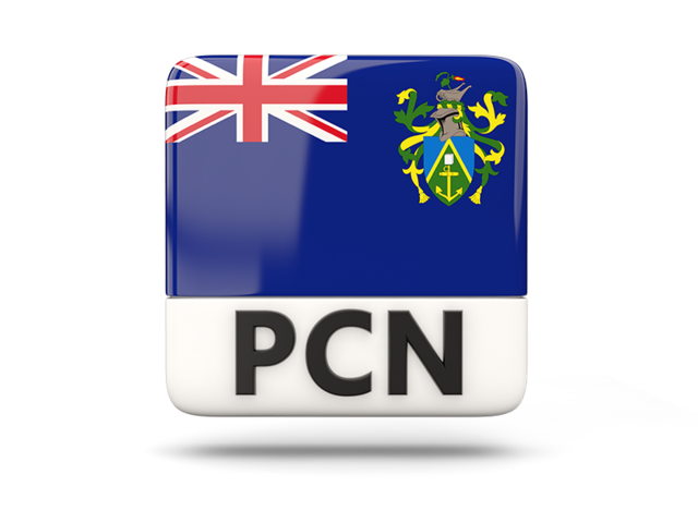 Square icon with ISO code. Download flag icon of Pitcairn Islands at PNG format