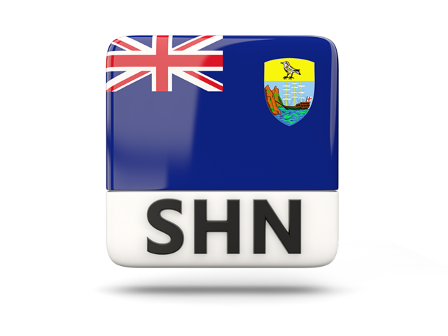 Square icon with ISO code. Download flag icon of Saint Helena at PNG format