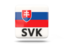 Slovakia. Square icon with ISO code. Download icon.