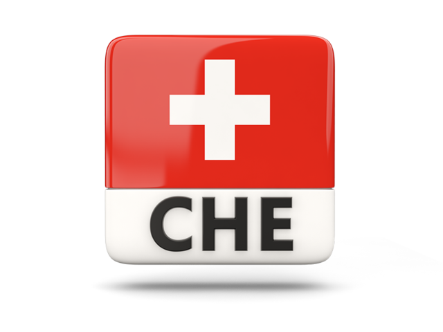 Square icon with ISO code. Download flag icon of Switzerland at PNG format