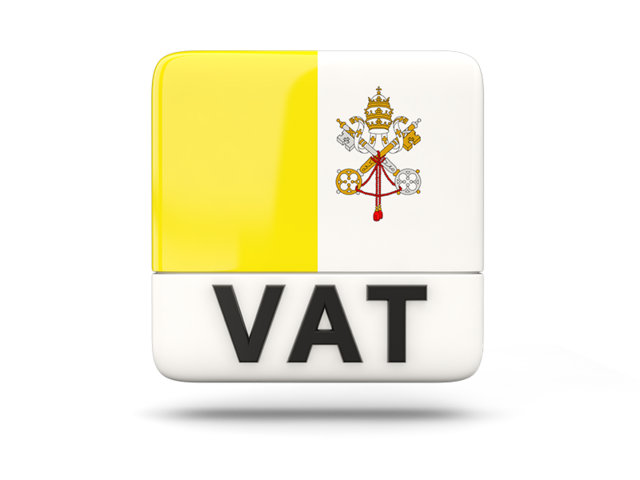 Квадратная иконка с кодом ISO. Скачать флаг. Ватикан